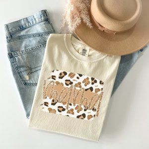 Mama Leopard | Comfort Colors Graphic Tee